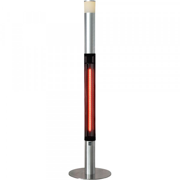 Elektrischer Heizstrahler, mit LED-Beleuchtung, Ø 400 mm, Höhe 1800 mm