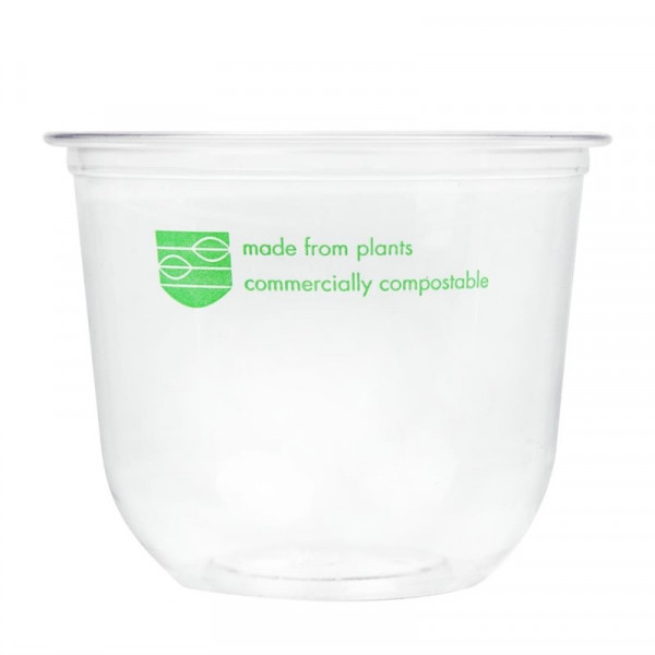 Vegware 96 Serie kompostierbare Rundbehälter 355ml (1000 Stück)