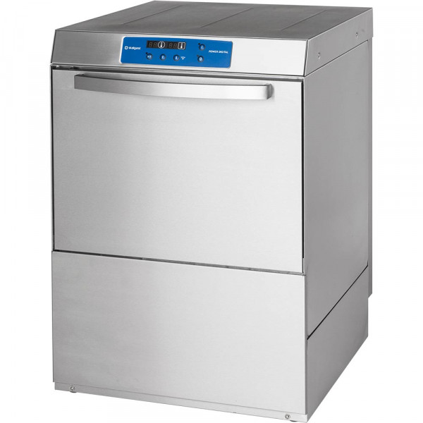 Edelstahl Geschirrspülmaschine Digital Power GN1/1 mit Klarspül-, Klarspülmittel- und Reinigerdosie