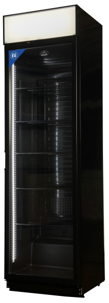 Flaschenkühlschrank 385 L 600x600x2025mm, schwarz