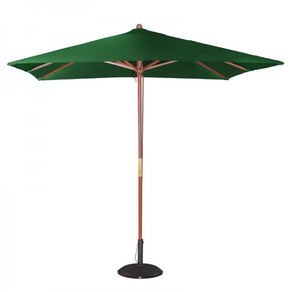 Bolero viereckiger Sonnenschirm grün 2,5m